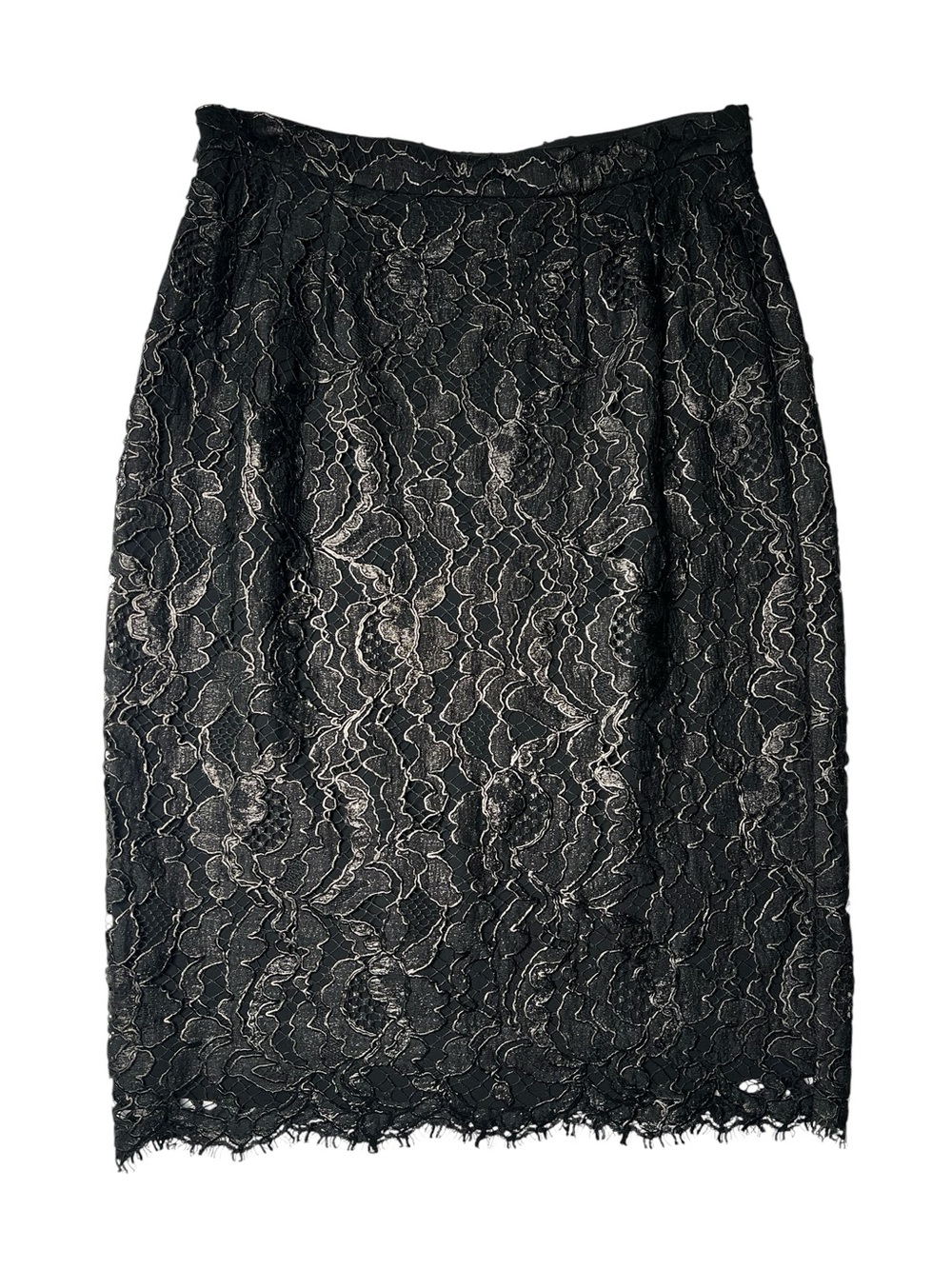 Rare Gucci Vintage Lace Evening Skirt Lined Size 44 Excellent Condition